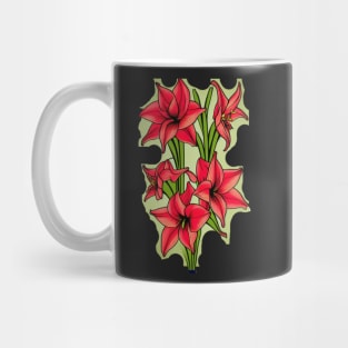 Amaryllis Vintage Mug